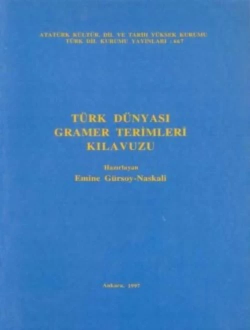 Türk Dünyası Gramer Terimleri Kılavuzu