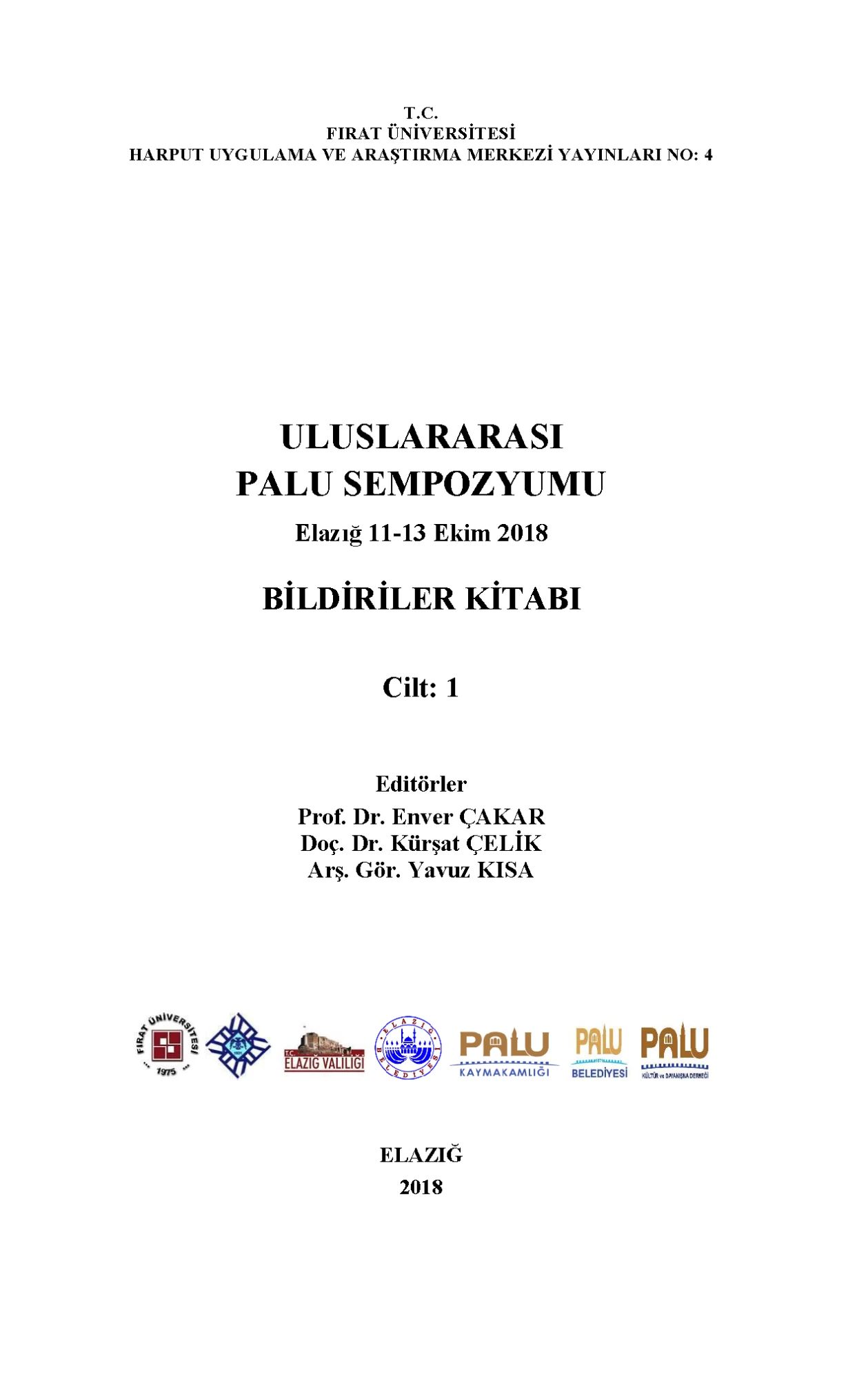 Uluslararası Palu Sempozyumu Bildiriler Kitabı - Cilt: 1 - Görsel 2